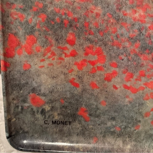 Claude Monet Art Mendel 9.5” x 12” Melamine Serving Tray Made in Italy - Picture 2 of 6